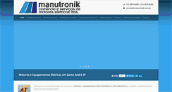 Desktop Screenshot of manutronik.com.br